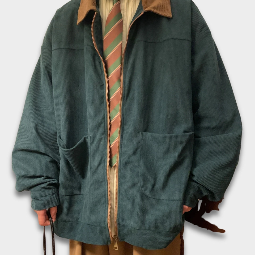 ジャケット・アウター 1990s corduroy bomber jacket Vintage 90s Blue Corduroy Bomber Jacket Men Blue Bomber