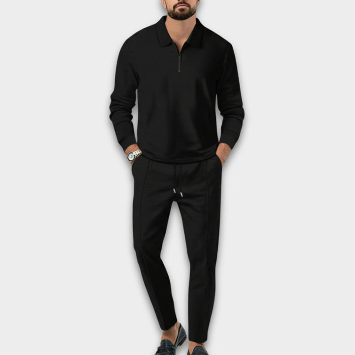 Men's Long-Sleeve Polo Tracksuit