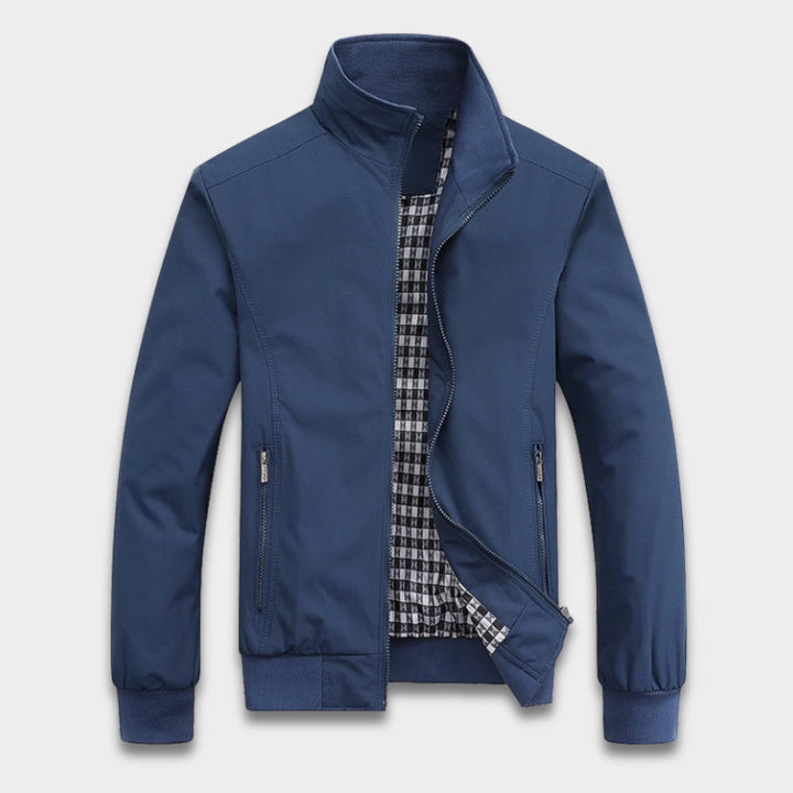 Men's Bomber Jacket Zip-Up Casual