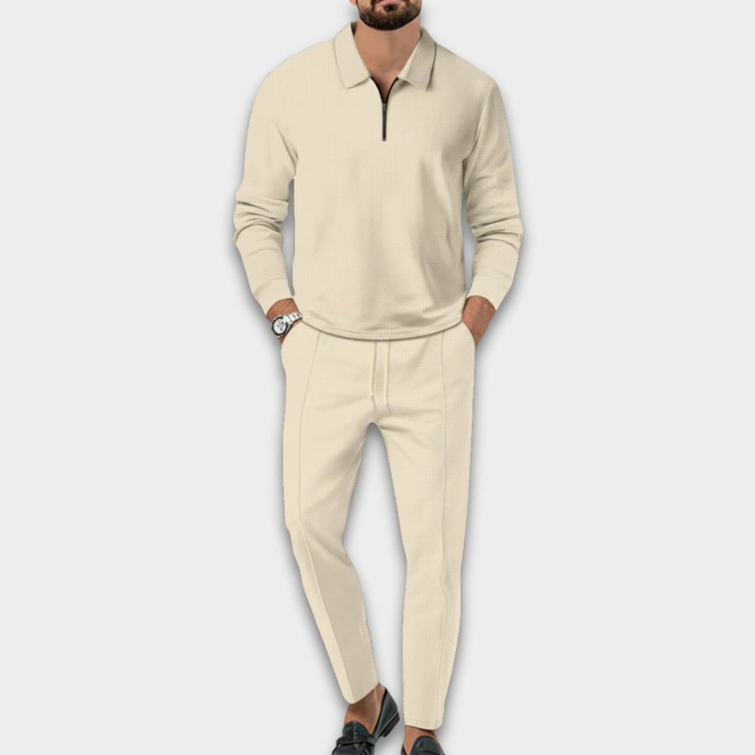 Men's Long-Sleeve Polo Tracksuit
