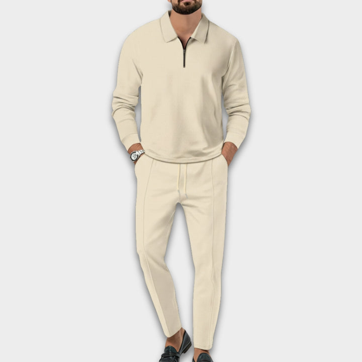Men's Long-Sleeve Polo Tracksuit