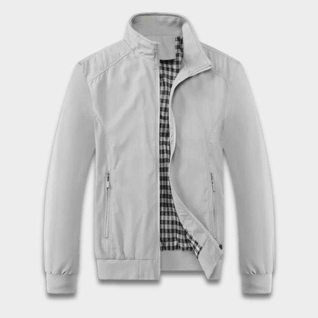 Men's Bomber Jacket Zip-Up Casual