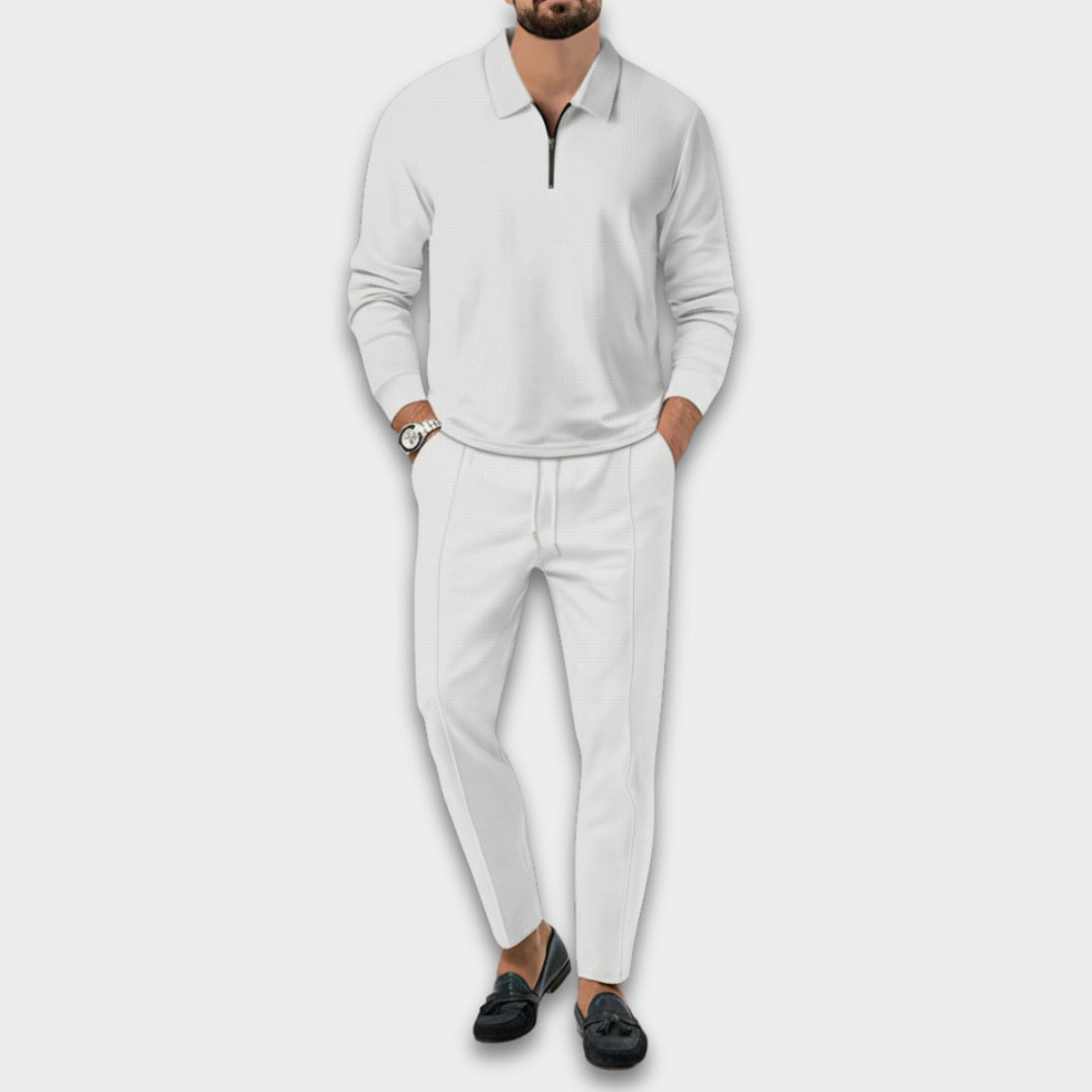 Men's Long-Sleeve Polo Tracksuit