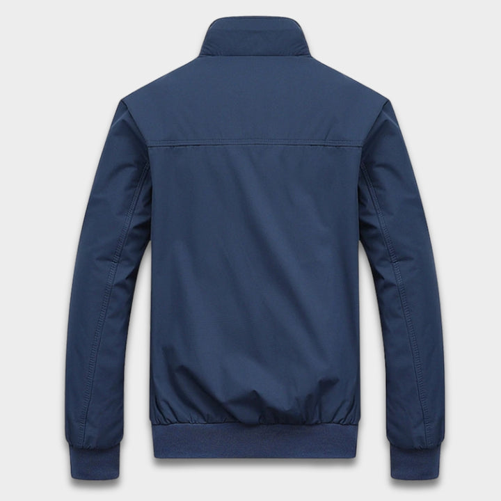 Men's Bomber Jacket Zip-Up Casual