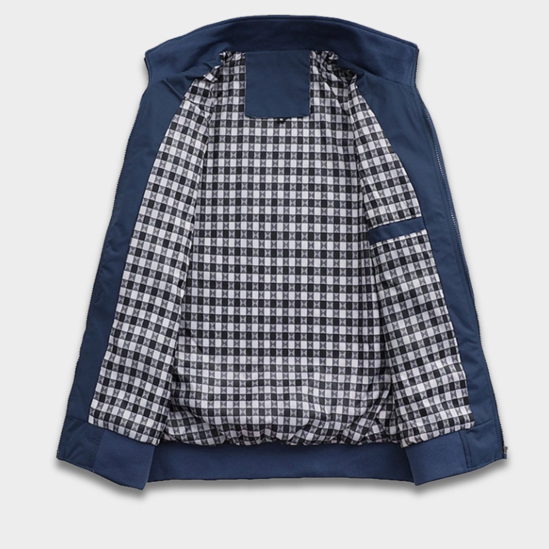 Men's Bomber Jacket Zip-Up Casual