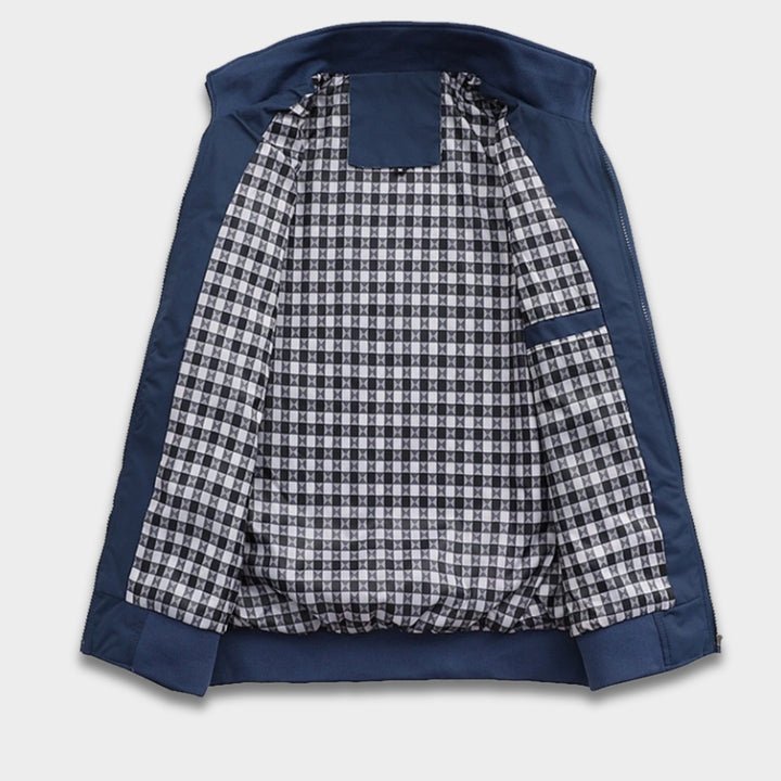 Men's Bomber Jacket Zip-Up Casual
