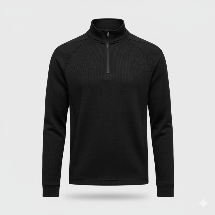 Men's Half-Zip Mock Neck Sweater