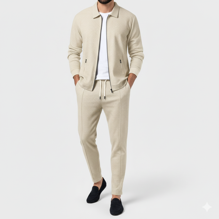 Men's Waffle Knit Tracksuit