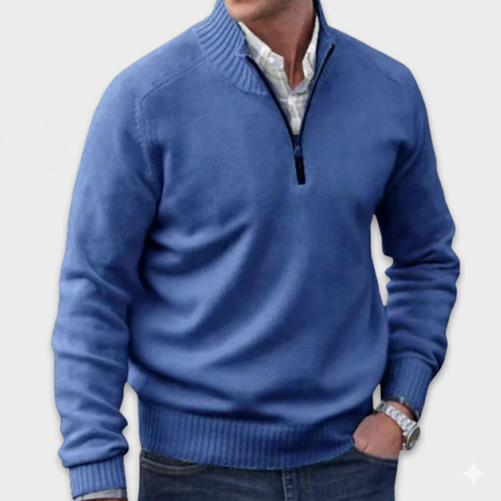 Men's Quarter-Zip Sweater