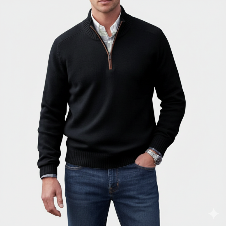 Men's Quarter-Zip Sweater