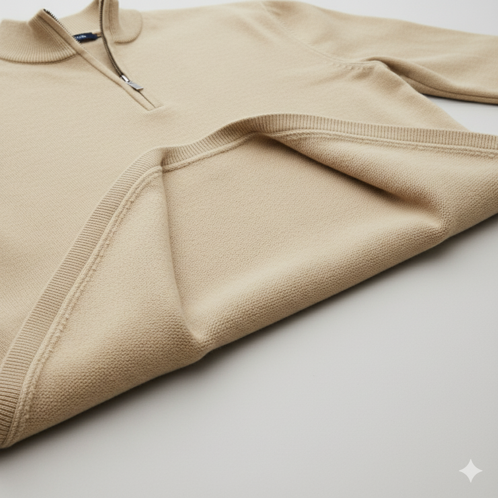 Men’s Casual Quarter-Zip Pullover Sweater