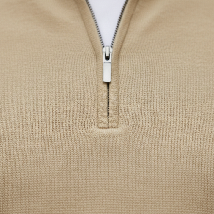 Men’s Casual Quarter-Zip Pullover Sweater