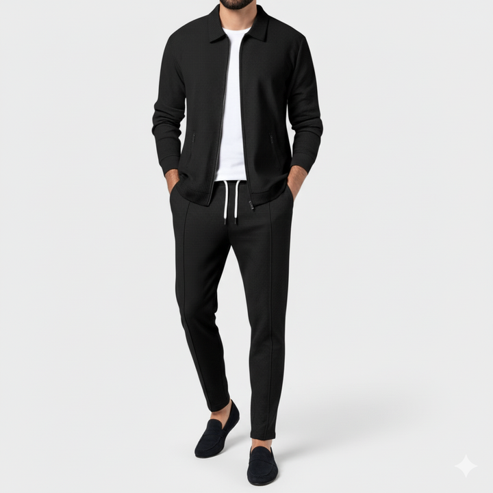 Men's Waffle Knit Tracksuit